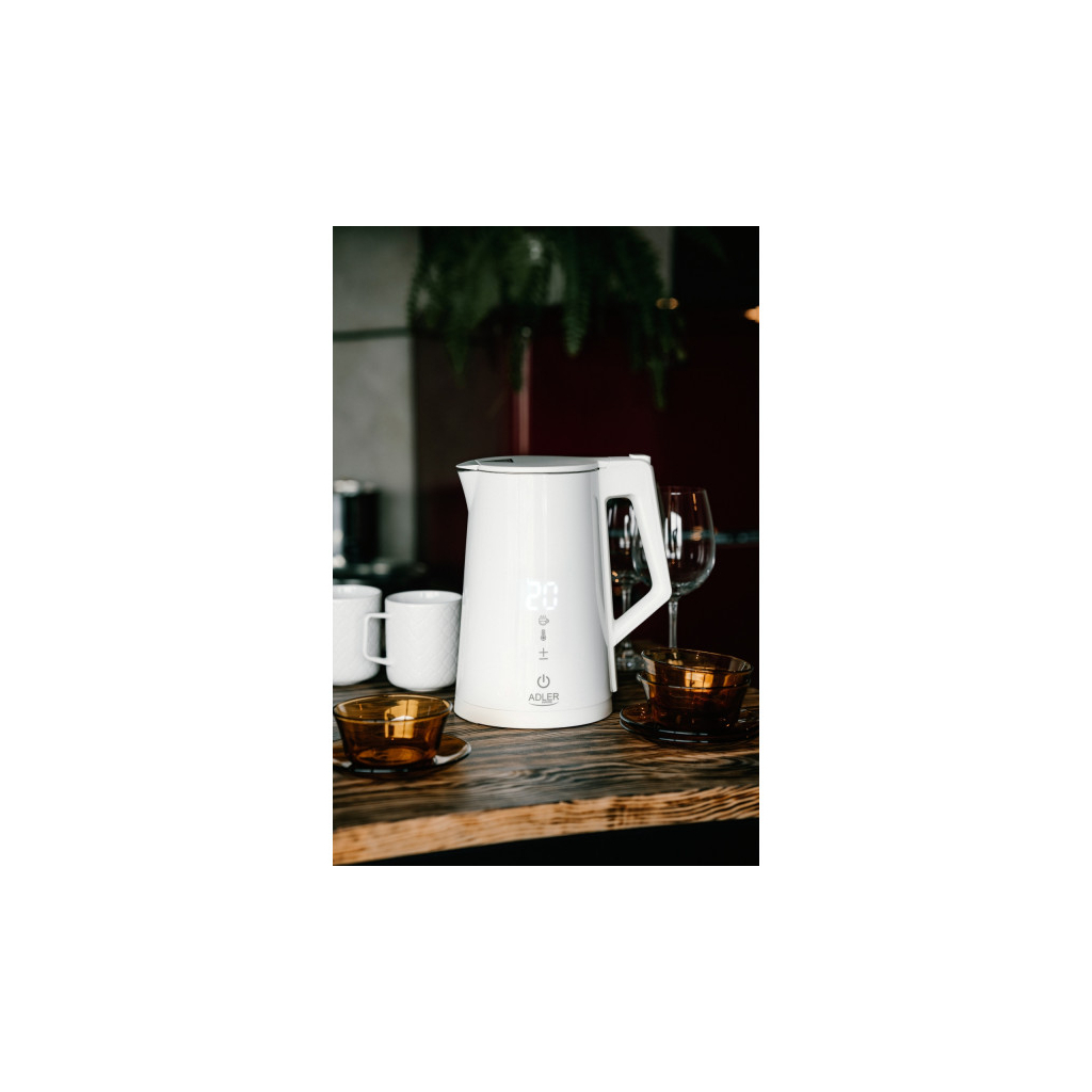 Електрочайник Adler AD 1345 white - зображення 11
