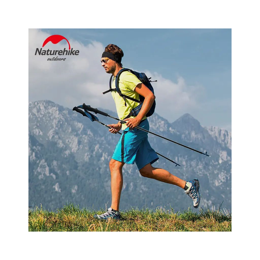 Трекінгові палиці Naturehike ST08 NH18D020-Z 120 см бордова 1 шт (6927595748534) - изображение 6