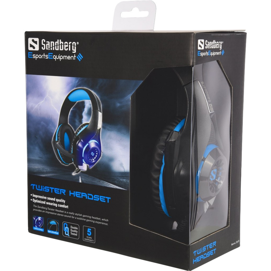 Навушники Sandberg Twister Headset Led Black (125-79) - зображення 2