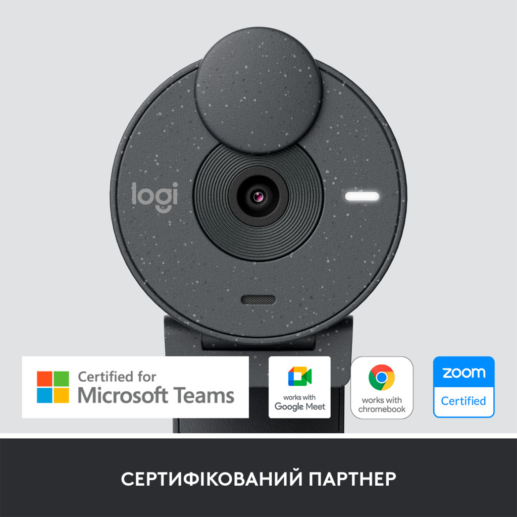 Веб-камера Logitech Brio 305 FHD for Business Graphite (960-001469) - зображення 6
