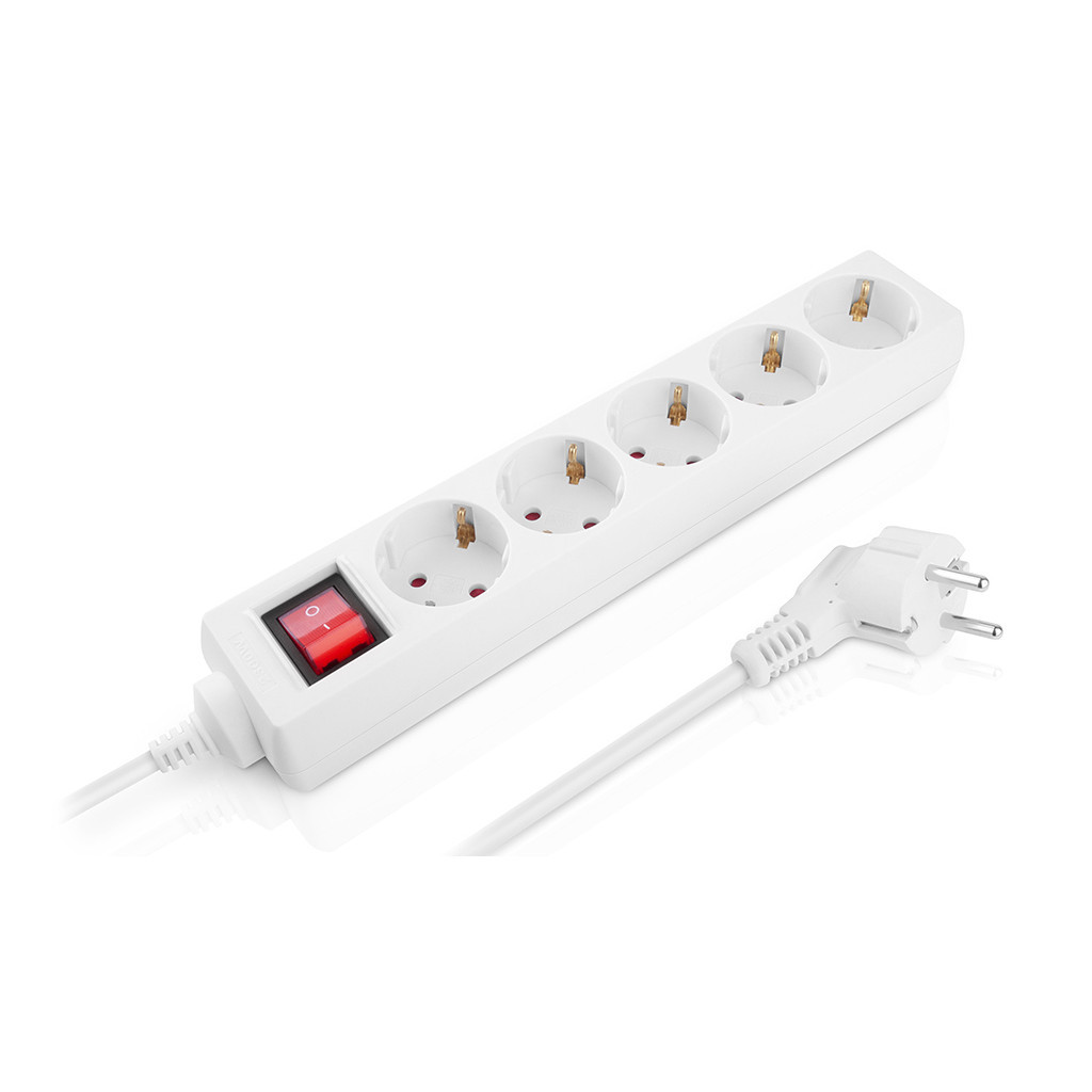 Мережевий фільтр живлення REAL-EL RS-Protect M 5m, white (EL122300029) - зображення 8