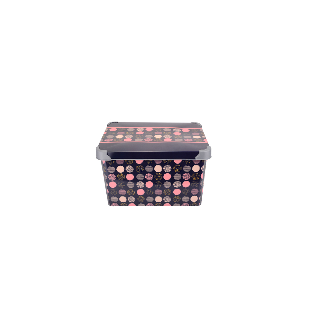 Контейнер для зберігання Violet House 0647 Decor Polka Dot 10 л (0647 DECOR Polka dot) - изображение 2