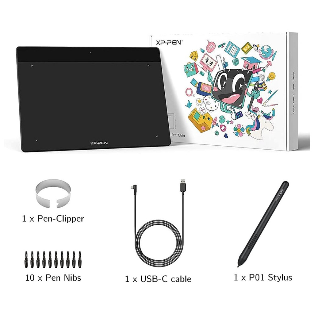 Графічний планшет XP-Pen Deco Fun Black (Deco Fun XS_BK) - зображення 3