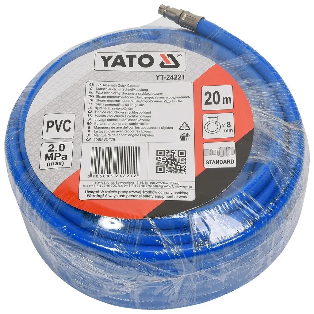 Пневматичний шланг Yato YT-24221 - зображення 2