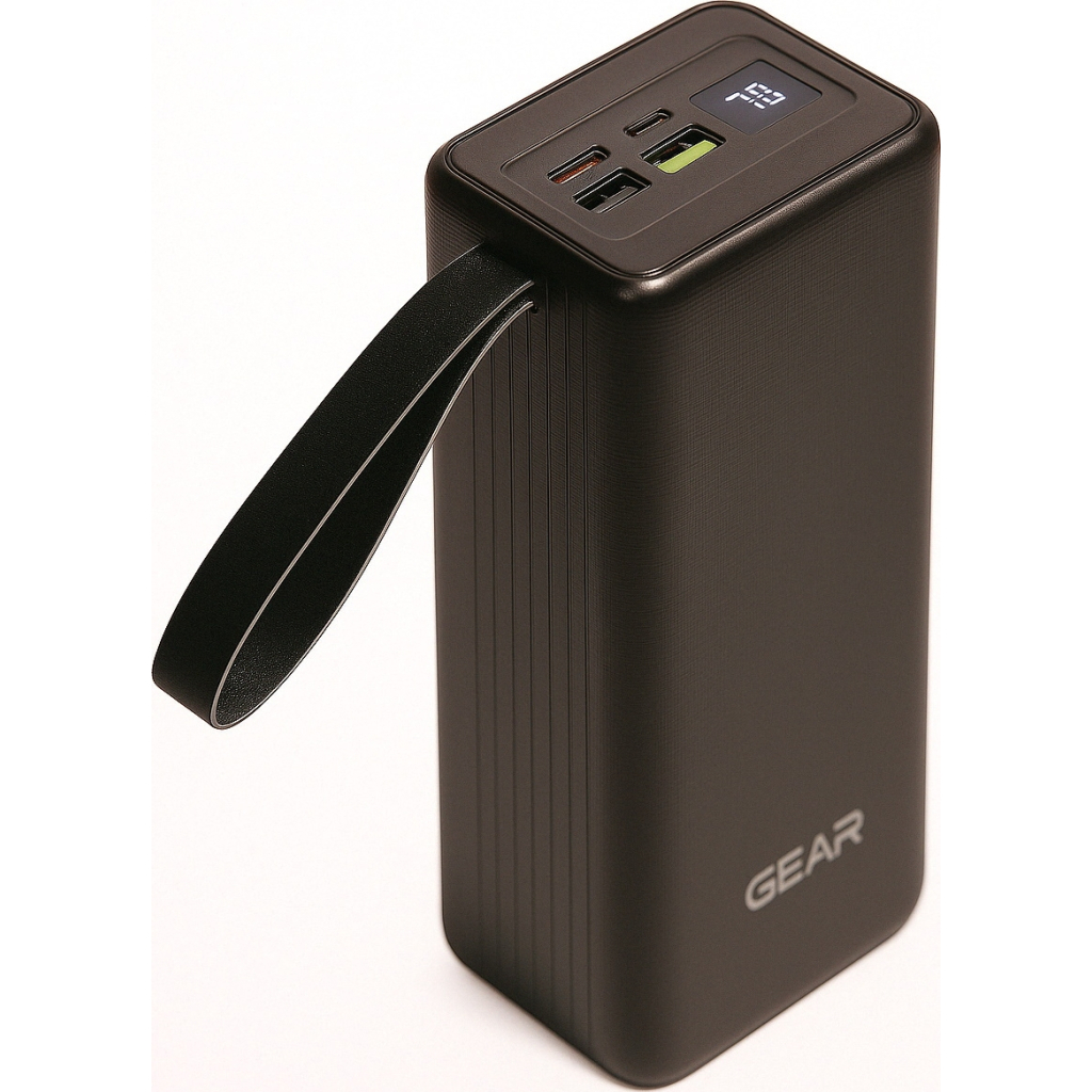 Батарея універсальна GEAR 50000mAh, PD/22.5W, black (SP05) - зображення 1