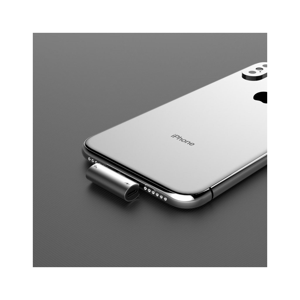 Перехідник L46 Lightning (1 Male / 2 Female) (CAL46-S1) Black-Silver Baseus (CAL46-S1) - зображення 3