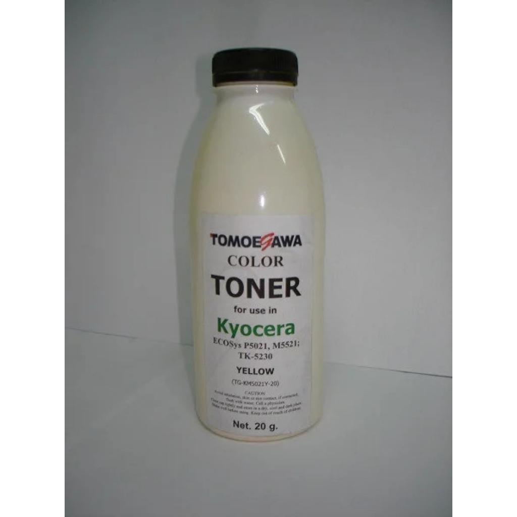 Тонер KYOCERA TK-5220 (20г) Yellow Tomoegawa (TG-KM5021Y-20) - изображение 1