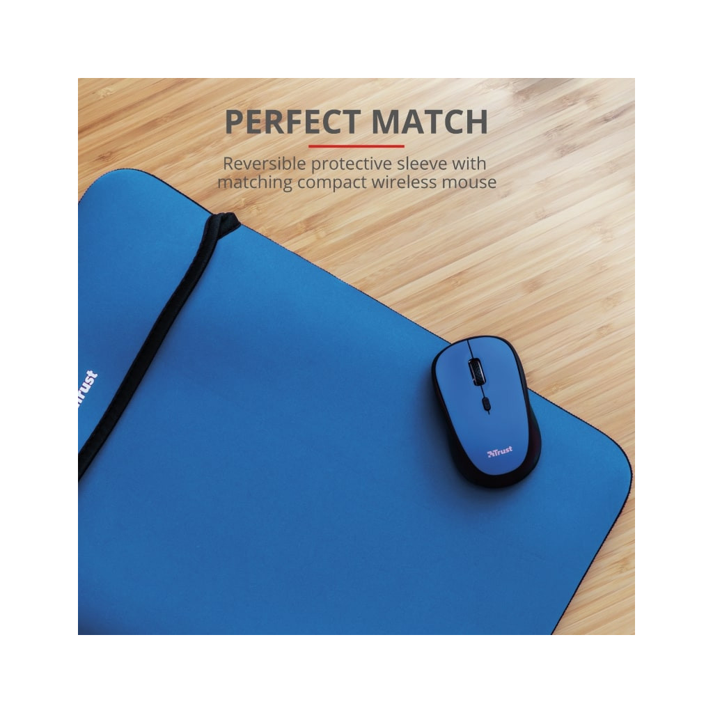 Чохол до ноутбука Trust 15.6" Yvo Mouse & Sleeve Blue + mouse (23452) - зображення 15