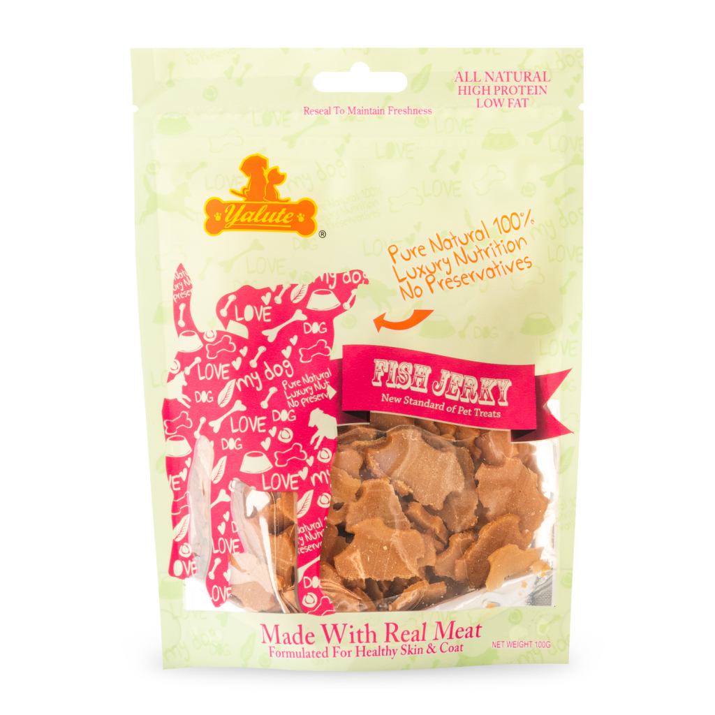Ласощі для собак Yalute Salmon Cloud Shape 100 г (лосось) (4820261920529) - зображення 1