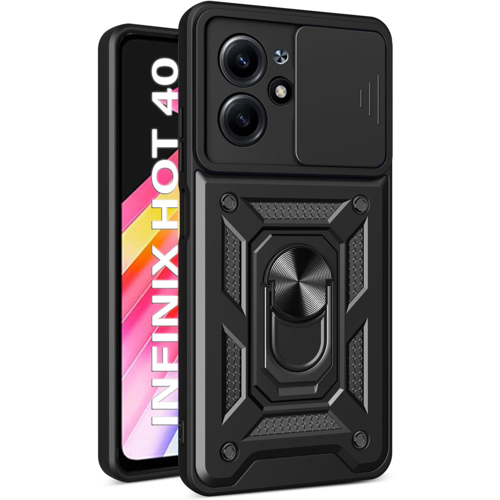Чохол до мобільного телефона BeCover Military Infinix Hot 40 (X6836) Black (710672) - зображення 1