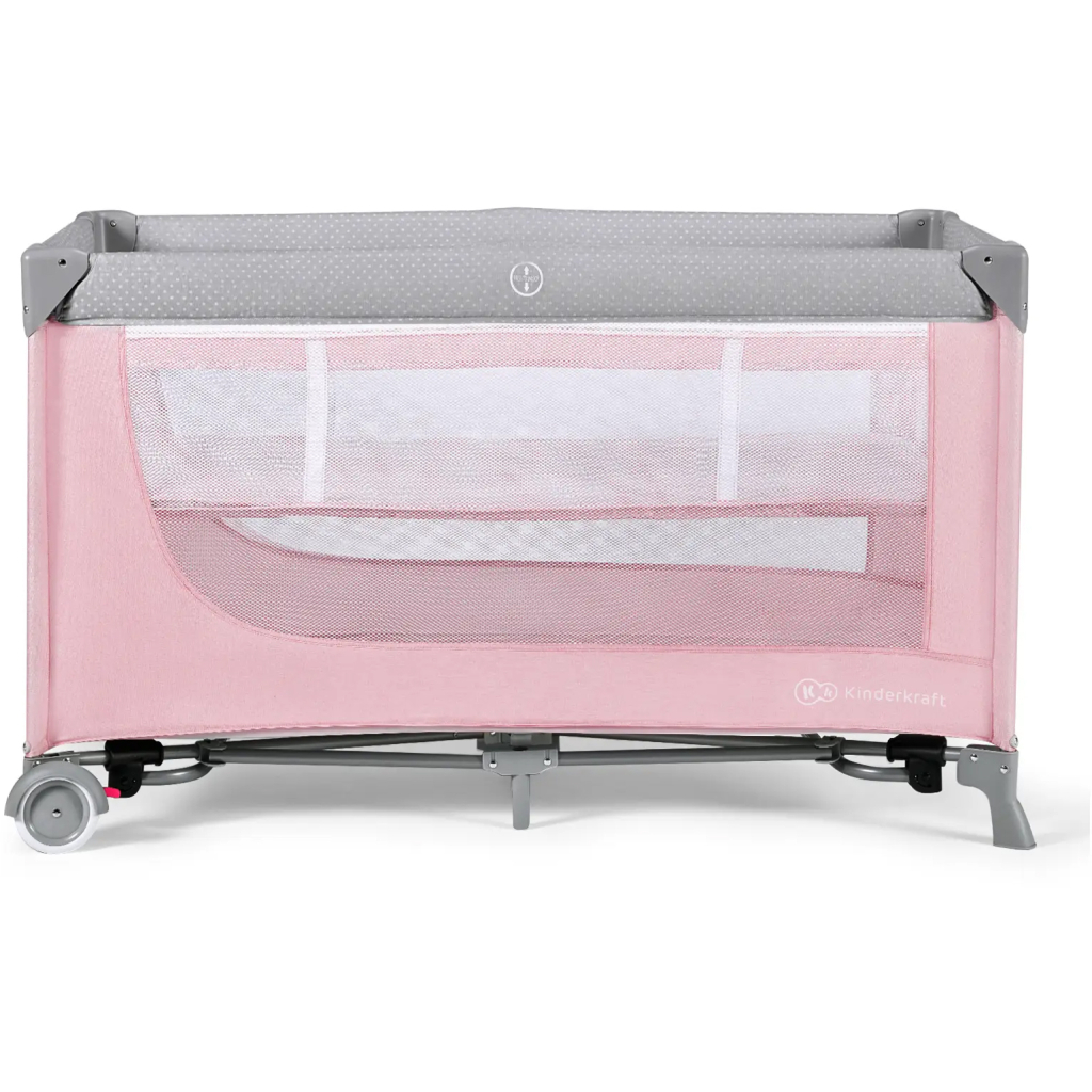 Ліжечко Kinderkraft манеж Leody Pink (5902533917983) - зображення 2