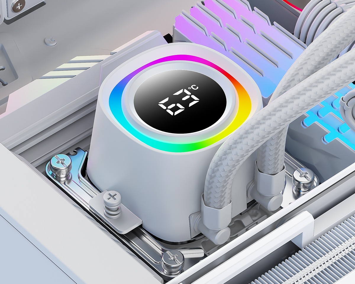 Система водяного охолодження ID-Cooling FX360 TD White - зображення 9