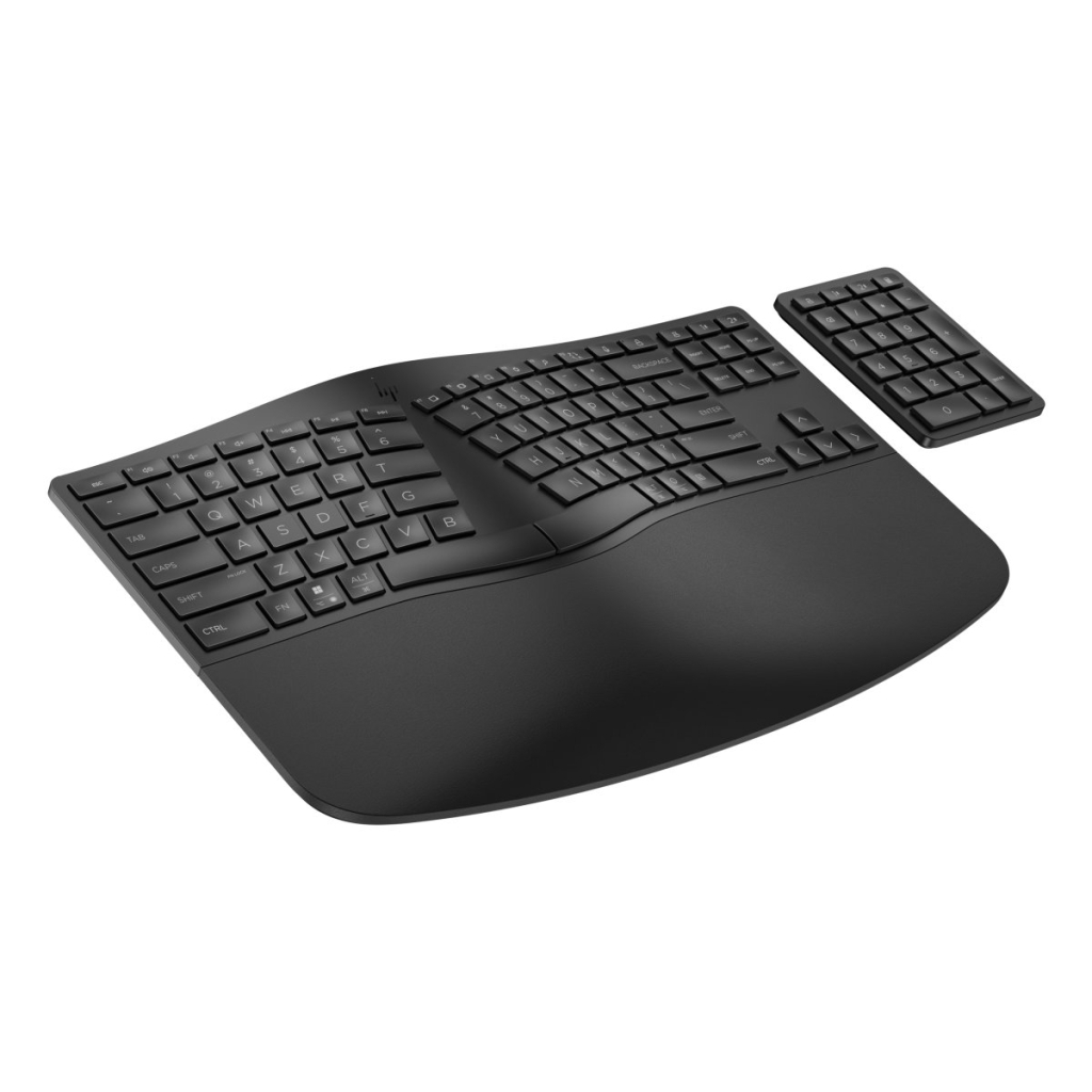 Клавіатура HP 960 BLK Ergonomic split-zone UA Black (7E755AA) - зображення 3
