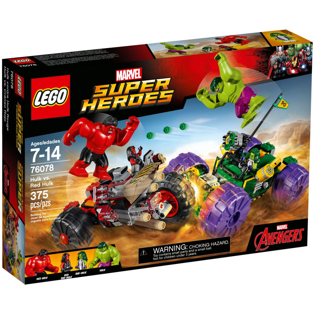 Конструктор LEGO Super Heroes Халк проти Червоного Халка (76078) - зображення 1