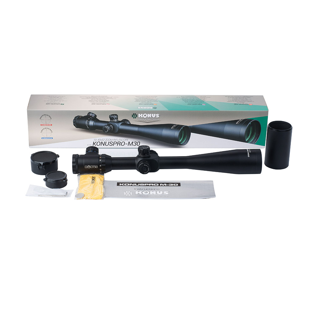 Оптичний приціл Konus KonusPro M-30 10-40x52 MIL-DOT IR (7286) - зображення 4