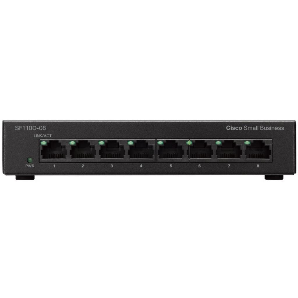 Комутатор мережевий Cisco SF110D-08 (SF110D-08-EU) - зображення 1