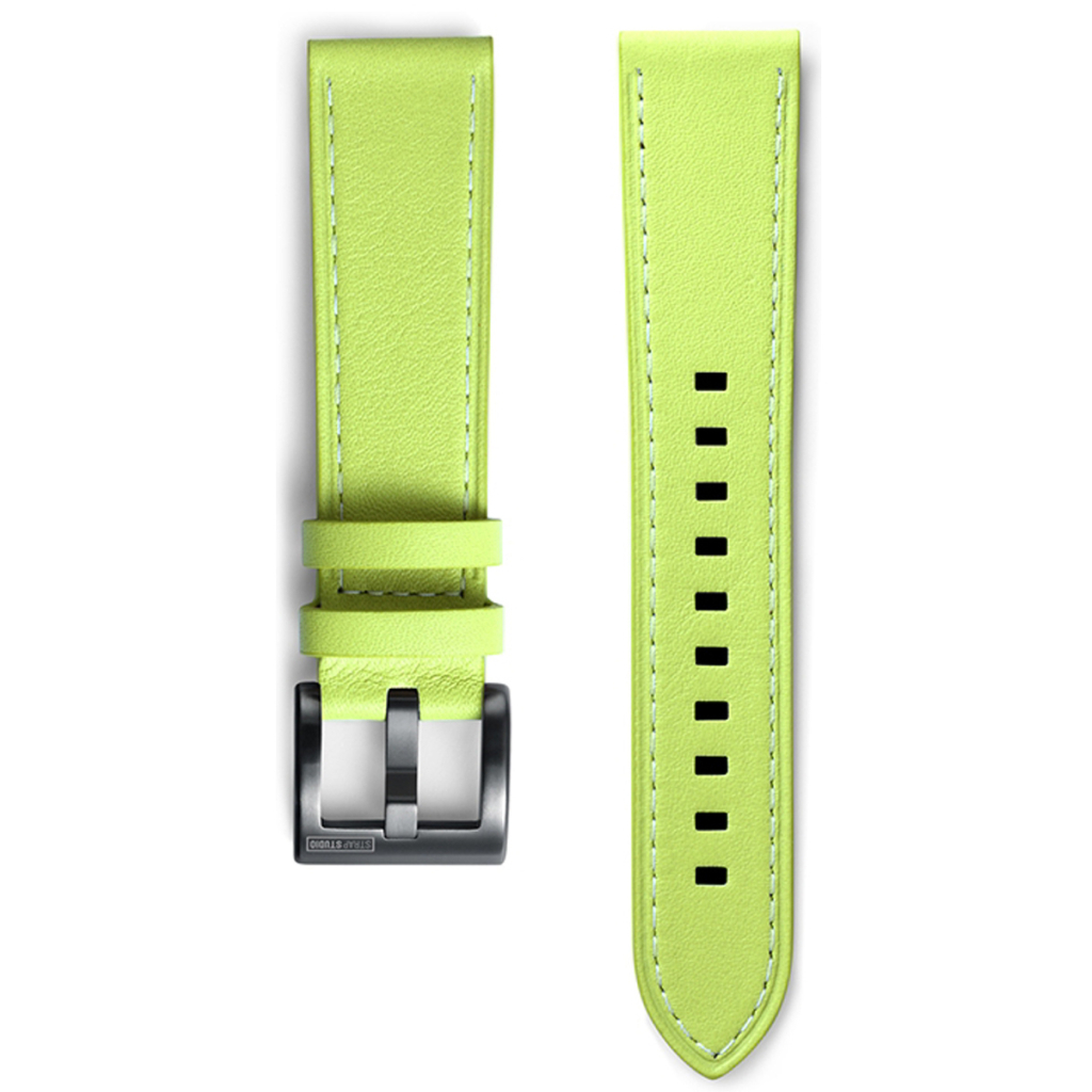 Ремінець до смарт-годинника Samsung Gear Classic Leather Olive-Green (GP-R600BREEBAE) - зображення 1