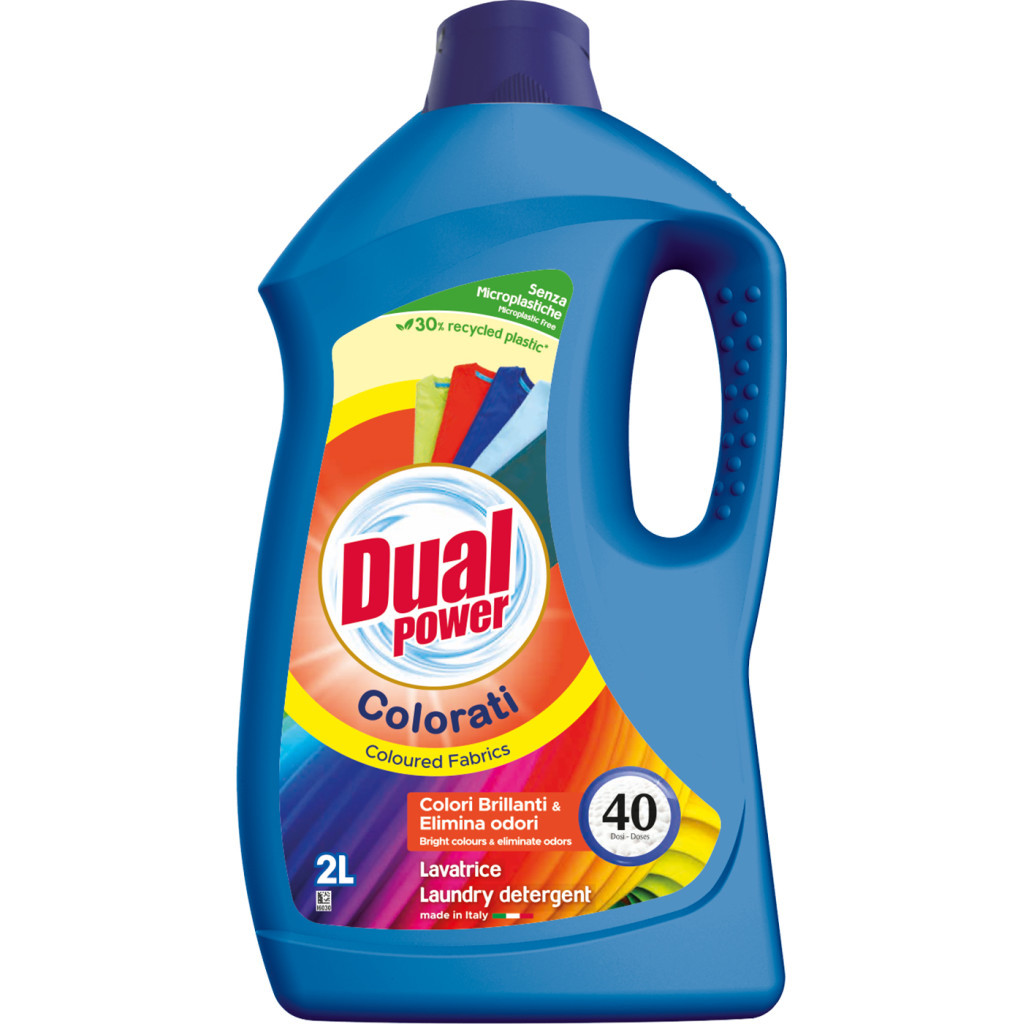 Гель для прання Dual Power для кольорових речей 2 л (8054633838457) - зображення 1