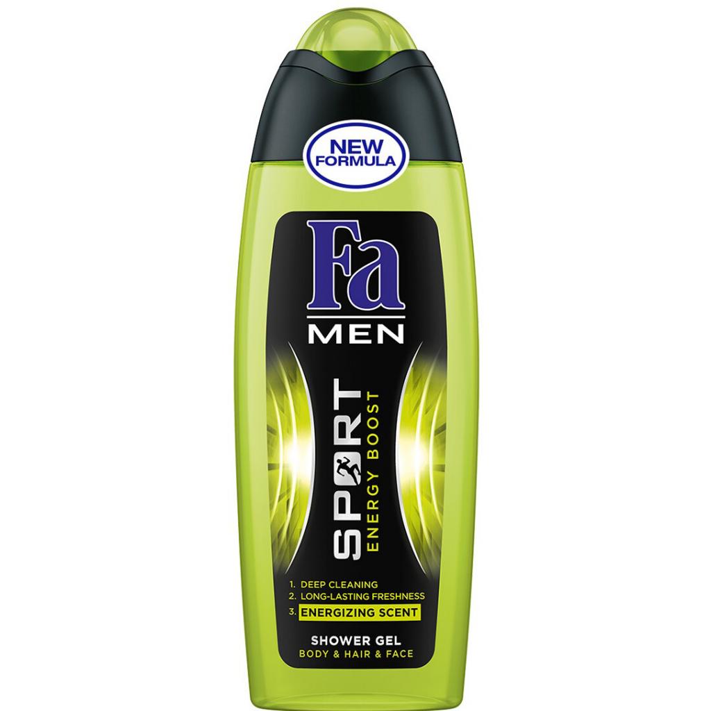 Гель для душу Fa Men Sport Вибух свіжості 250 мл (5410091692919) - зображення 1