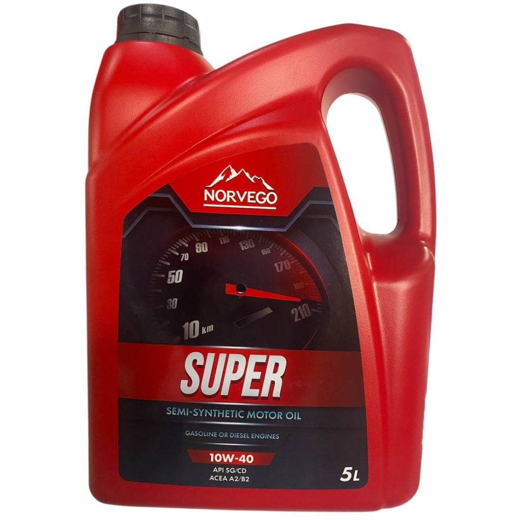 Моторна олива NORVEGO SUPER 10W40 5л - зображення 1