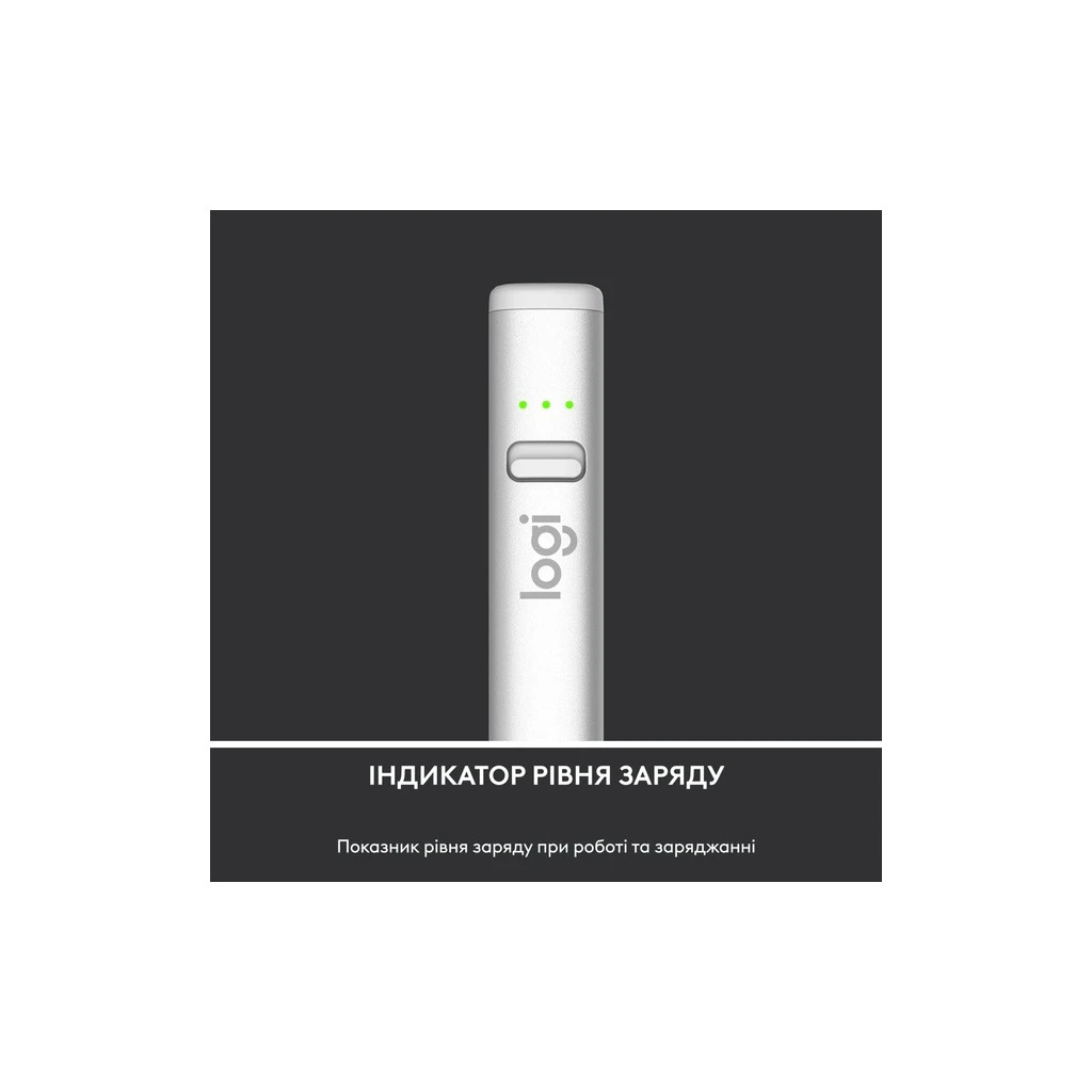 Стилус Logitech Crayon USB-C Silver (L914-000074) - зображення 3