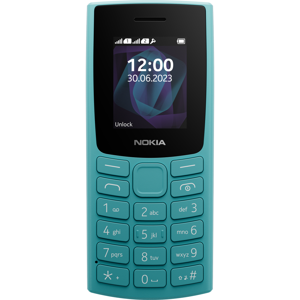 Мобільний телефон Nokia 105 SS 2023 Cyan - зображення 2