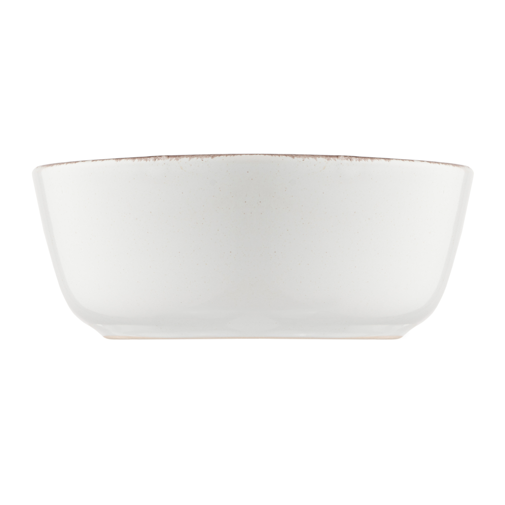 Салатник Ardesto Lazio 700мл, 16см, кераміка, білий (AR1516W) - зображення 3