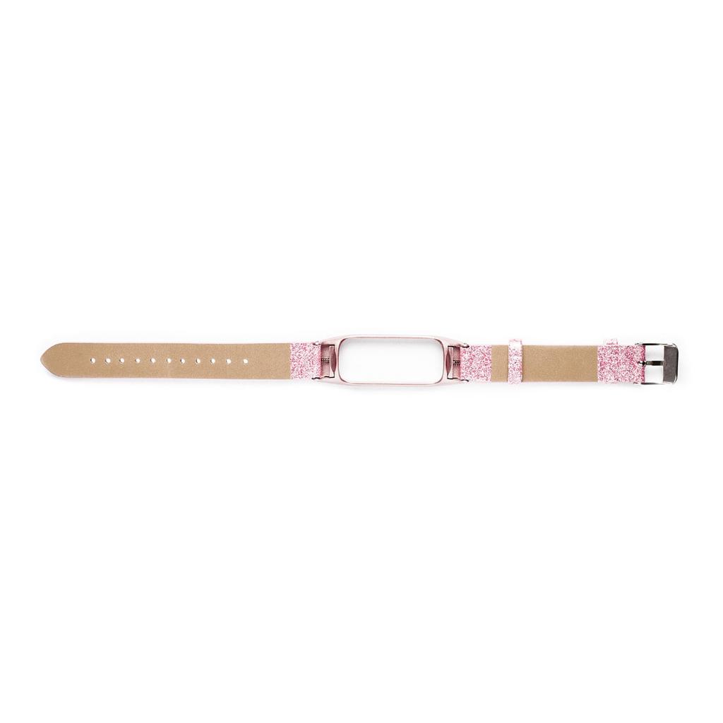 Ремінець до фітнес браслета XoKo Leather для Xiaomi Mi Band 3/4 Pink Spase (XK-XM-LT-PNK) - зображення 2