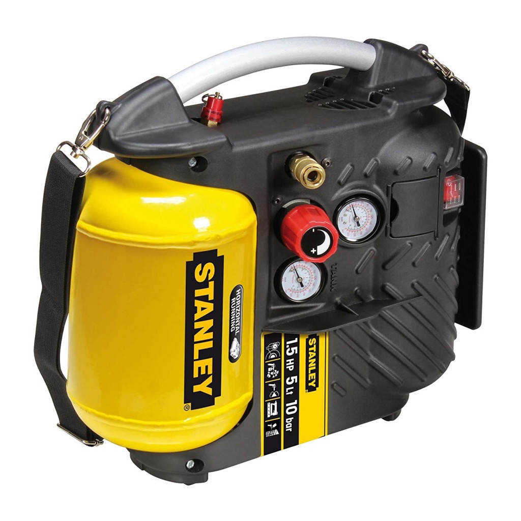 Компресор Stanley DN 200/10/5, 180 л/хв, 1.1 кВт, 9,7 кг (DN200/10/5) - зображення 2