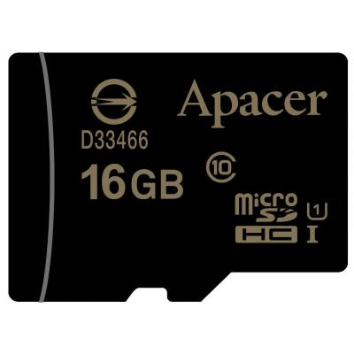 Карта пам'яті Apacer 16GB microSDHC UHS-I Class10 (AP16GMCSH10U1-RA) - зображення 1