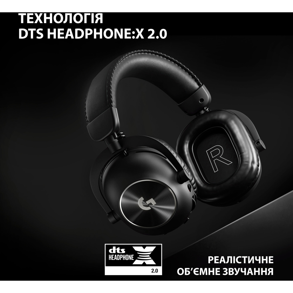 Навушники Logitech G Pro X 2 Lightspeed Wireless Black (981-001263) - зображення 8