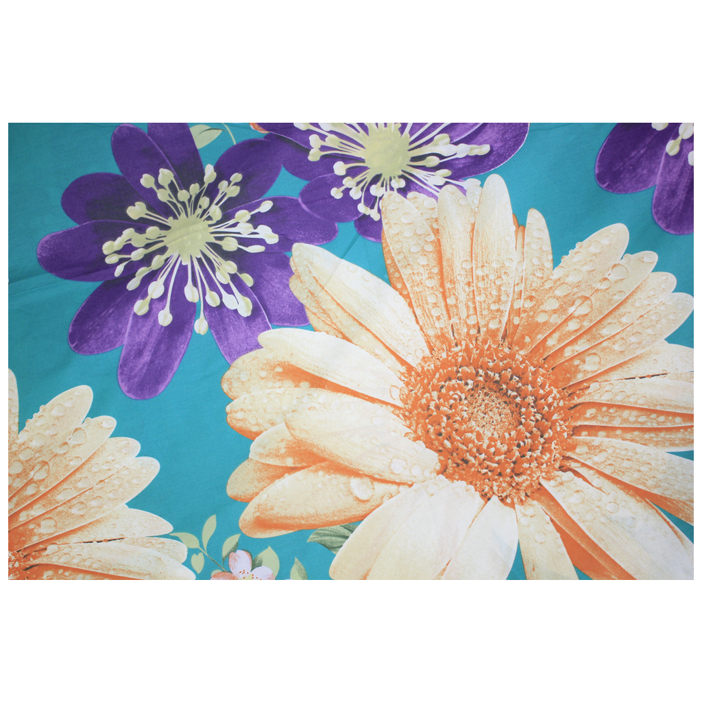 Постільна білизна MirSon Бязь Premium 17-0430 Green field Євро (2200002949255) - зображення 5