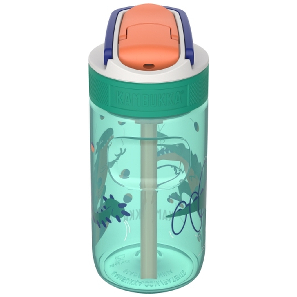 Пляшка для води Kambukka Lagoon 400 мл Juggling Dino світло-зелений (11-04047) - зображення 3