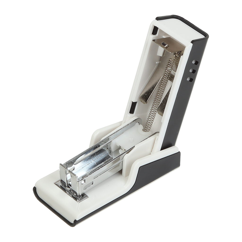 Степлер Buromax пластиковий МІНІ, 20 аркушів, (скоби №24; 26), 67,4 х 32,2 х 43,1 мм, чорний (BM.4218-01) - зображення 3