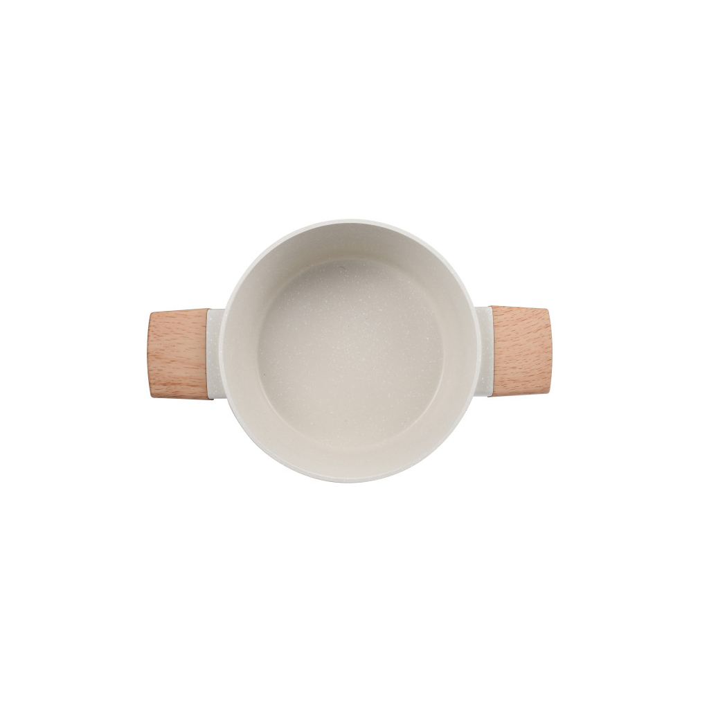 Каструля Bergner Naturally, з кришкою 20 см, 2.4 л (BG-34745-CR) - зображення 4