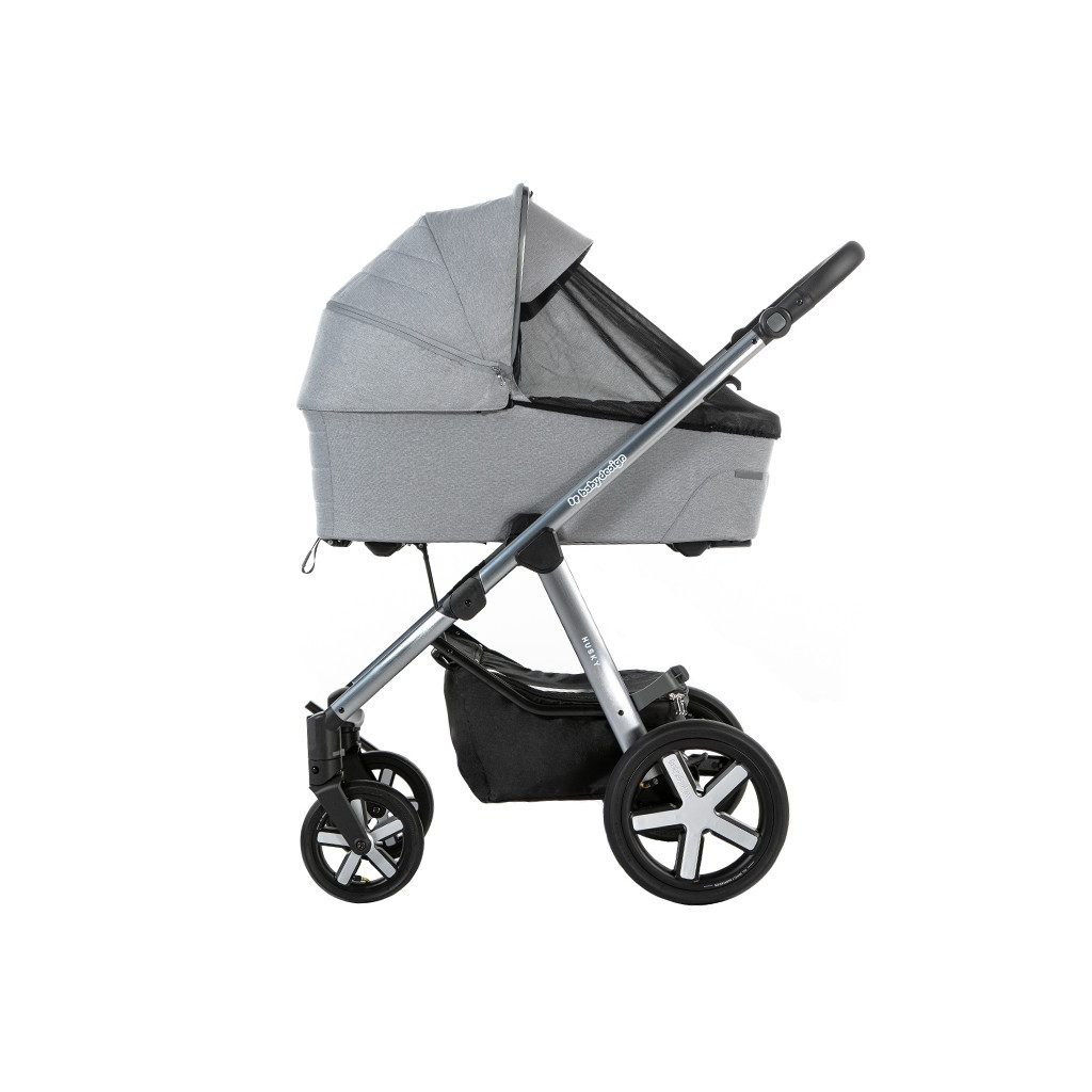 Коляска Baby Design 2 в 1 Husky XL 207 SILVER GRAY (204845) - зображення 4