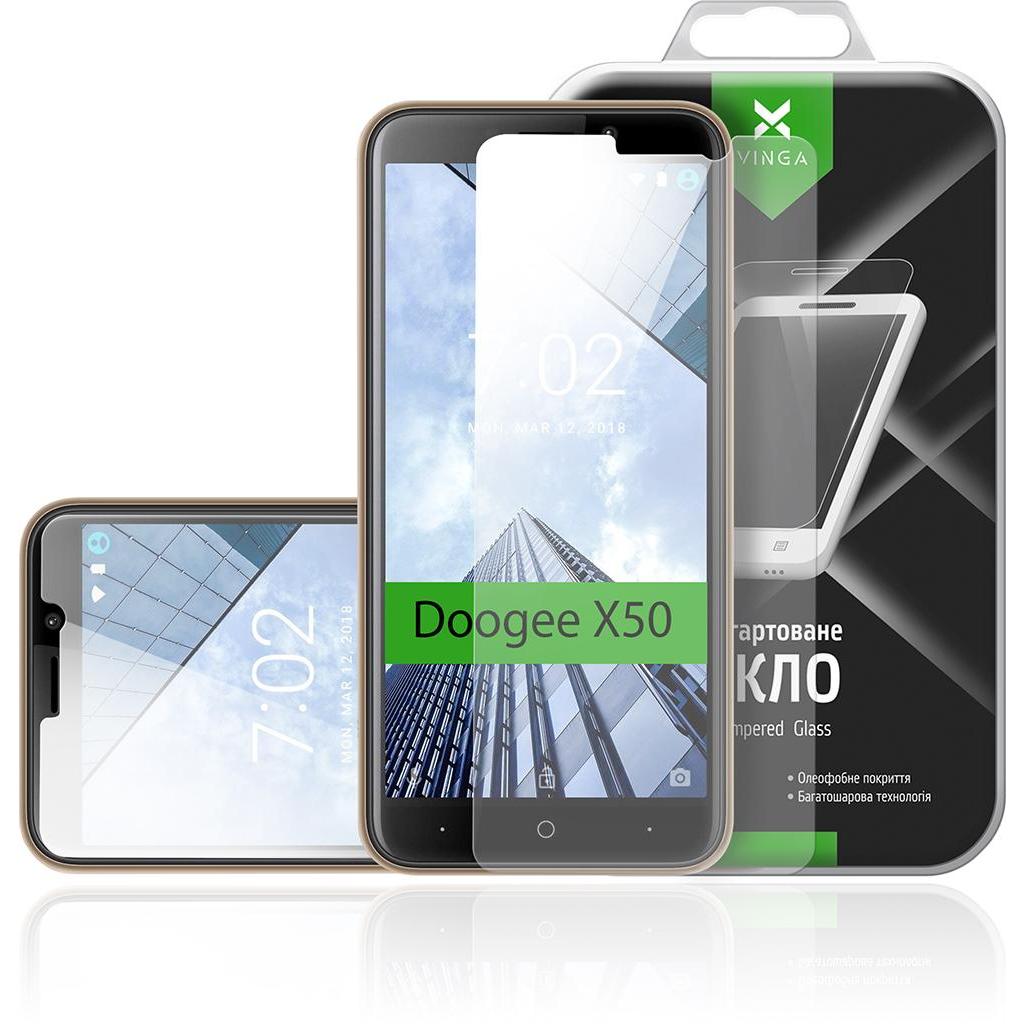 Скло захисне Vinga для Doogee X50 (VTPGS-DX50L) - изображение 3