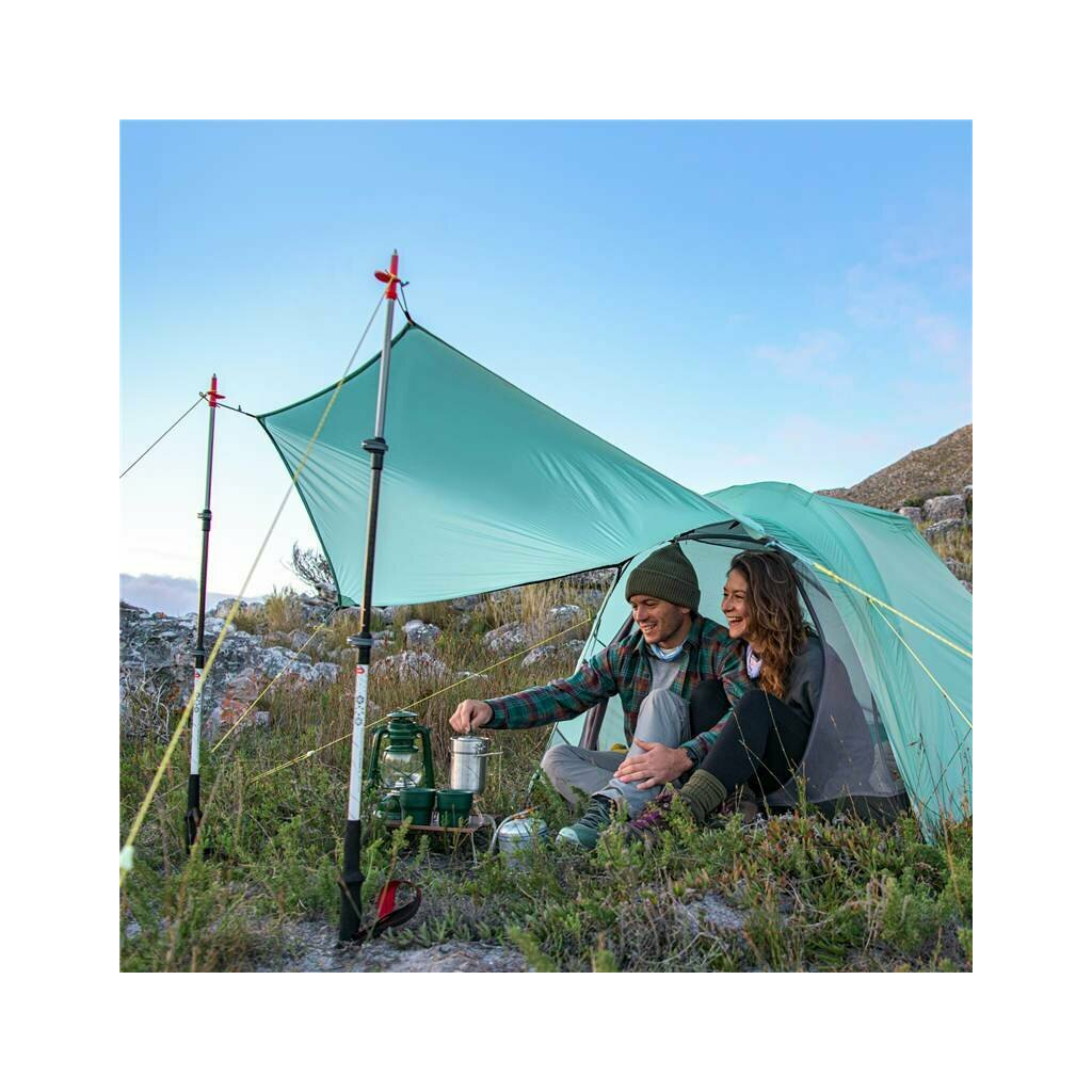 Намет Naturehike Shared 2 NH20ZP091 20D Blue (6927595749074) - зображення 7