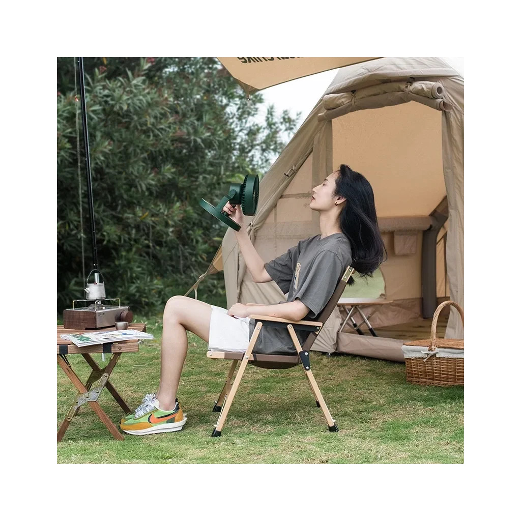 Вентилятор-лампа Naturehike NH21ZM003, зелений (6927595784426) - зображення 5