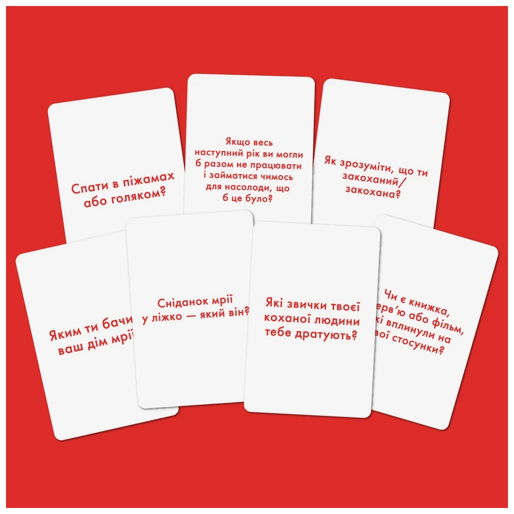 Настільна гра 18+ Orner Розмовна гра Розкажи мені все! Love edition (1636) - зображення 4