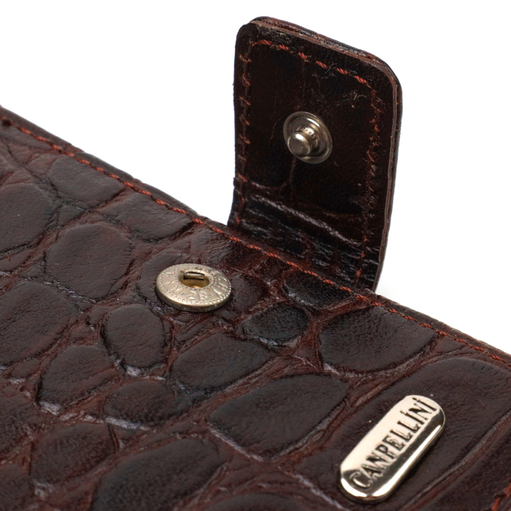 Гаманець Canpellini З натуральної шкіри Коричневий (21773) - зображення 5
