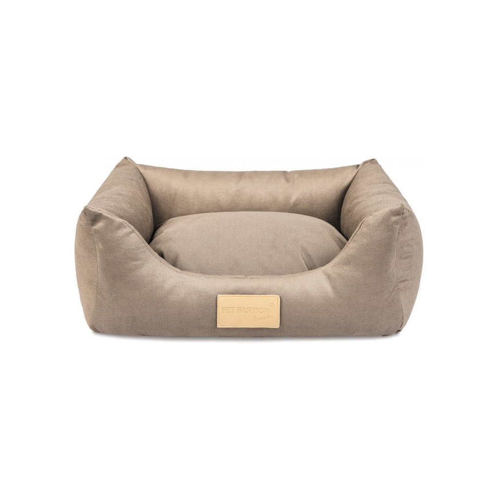 Лежак для тварин Природа "MOLLY" №2 (62х50х19 см) Пісочний (4823082421343) - зображення 4