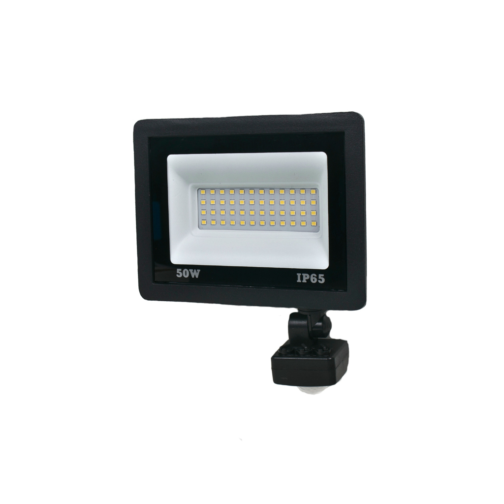 Прожектор Lightwell LW-FL-B-50-S 50 W з датчиком руху - изображение 1