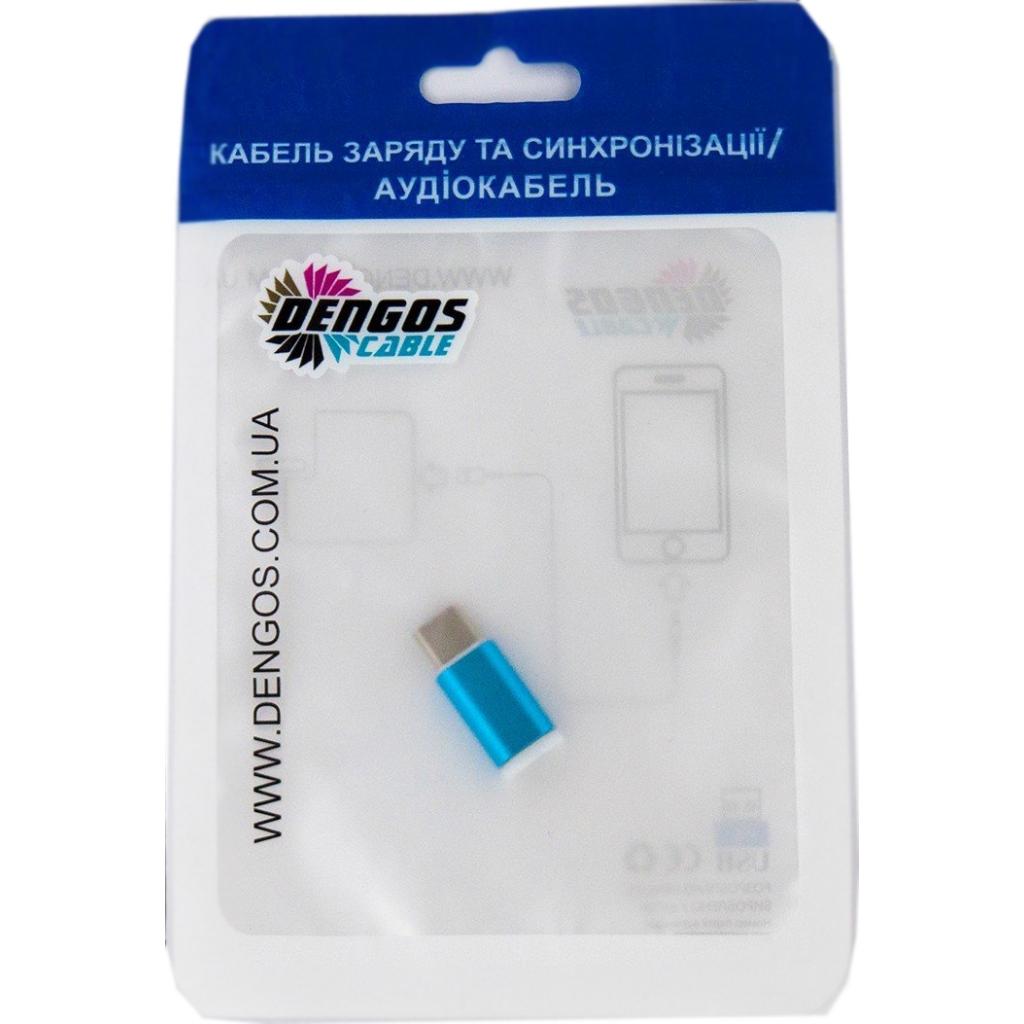 Перехідник micro-USB -Type C Dengos (ADP-007) - зображення 4