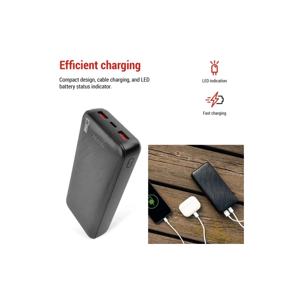 Батарея універсальна EMOS 20000mAh AlphaQ3, 22.5W, black (B0572B) - зображення 11