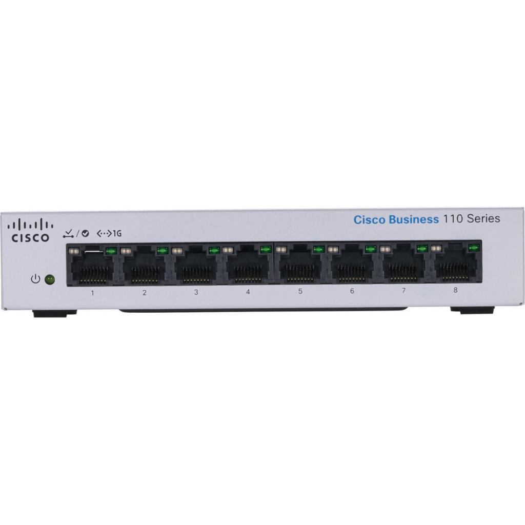 Комутатор мережевий Cisco CBS110-8T-D-EU - зображення 3