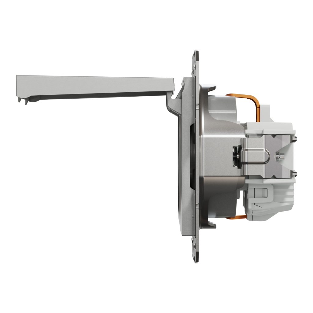 Розетка Schneider Electric ASFORA з кришкою, алюміній (EPH3100161) - изображение 4