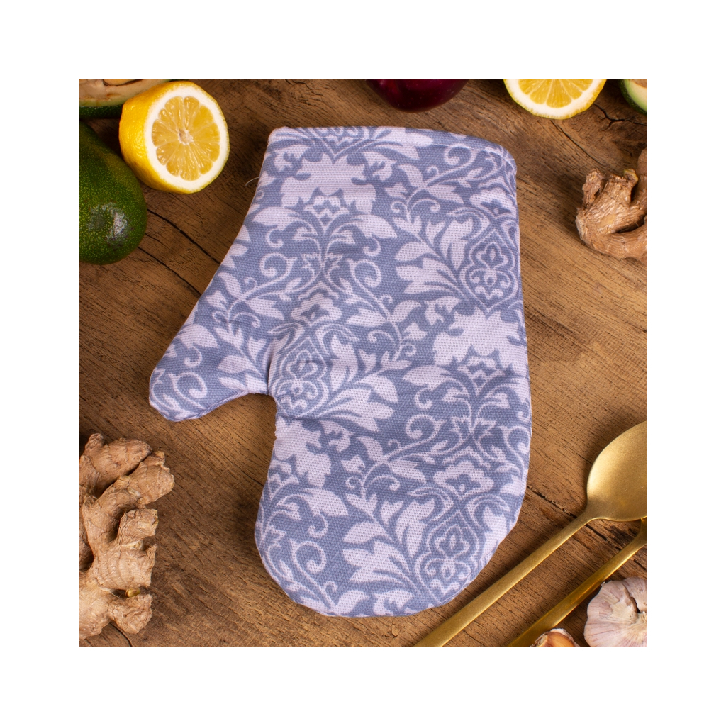 Кухонна прихватка MirSon рогожа/напівпанама №217 - Blue patterns (2200006754466) - зображення 2