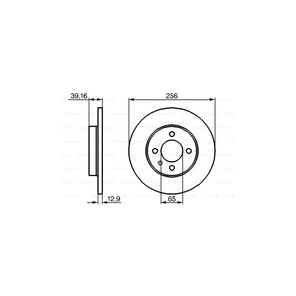 Гальмівний диск Bosch 0 986 478 329 - зображення 5