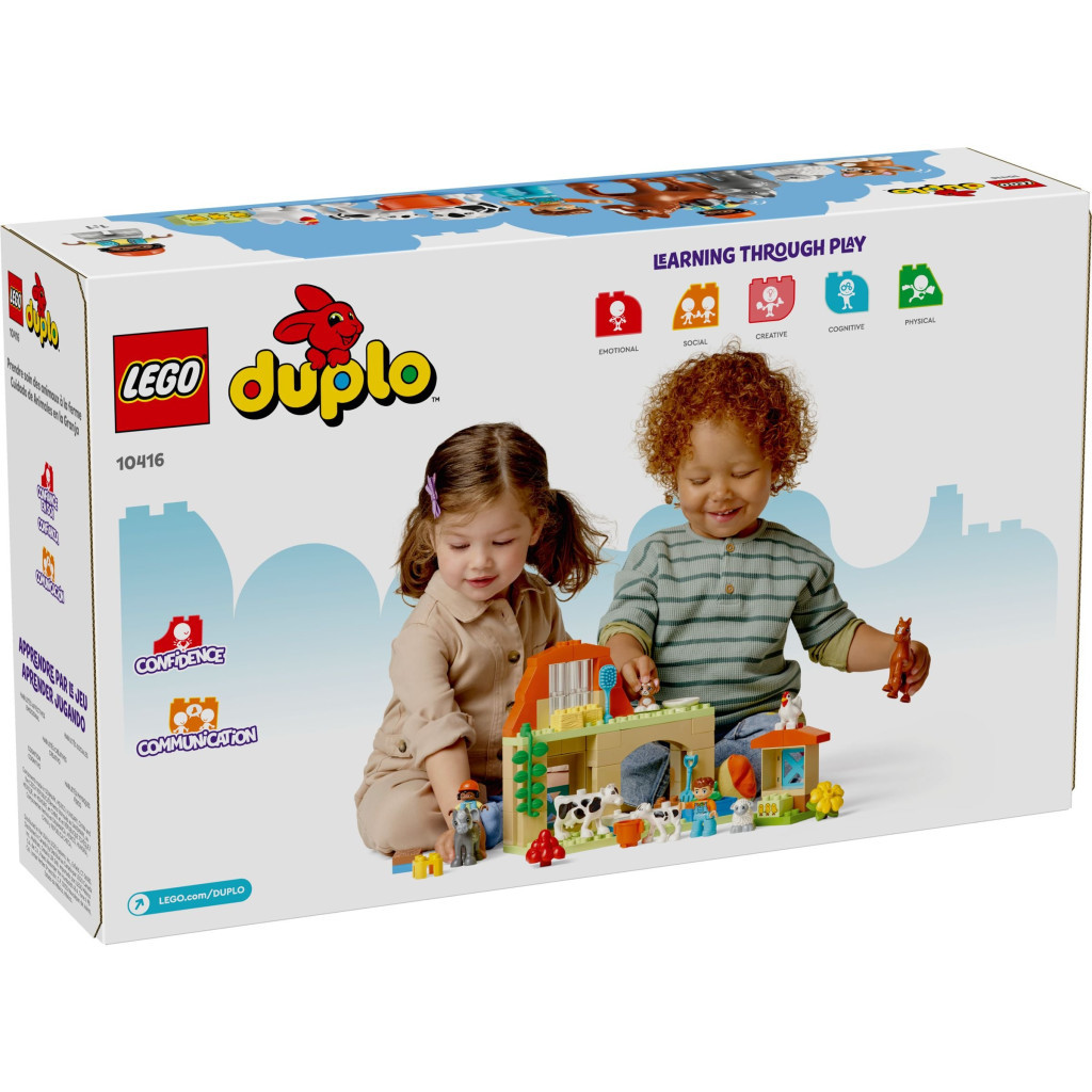 Конструктор LEGO DUPLO Town Догляд за тваринами на фермі 74 деталей (10416) - зображення 5
